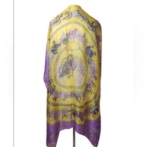 Vintage Silk Promenade Themed Scarf